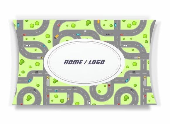 Caixa Travesseiro / Almofada Personalizada. Trânsito. Mod72