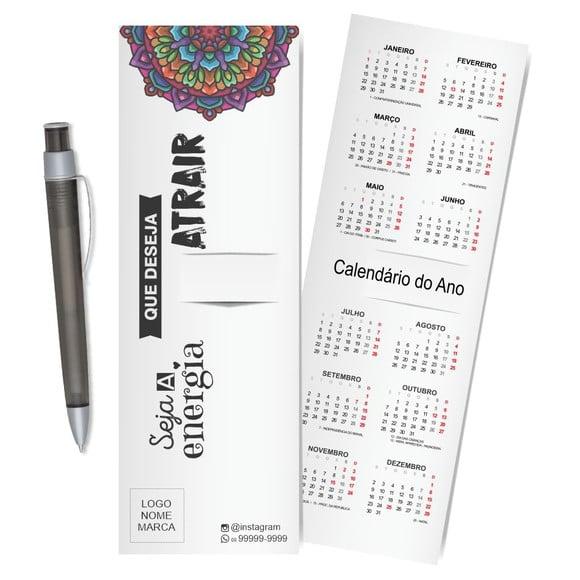 Card com Lápis e Borracha ou Caneta, Personalizado. M011.