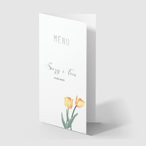 Cardápio / Menu Personalizado Casamento e Festas