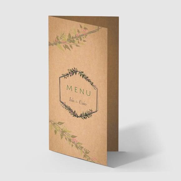 Cardápio / Menu Personalizado Casamento e Festas