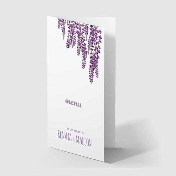 Cardápio / Menu Personalizado Casamento e Festas