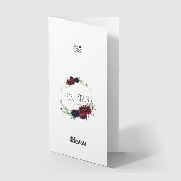 Cardápio / Menu Personalizado Casamento e Festas