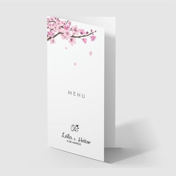 Cardápio / Menu Personalizado Casamento e Festas