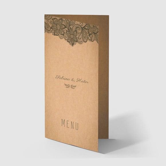 Cardápio / Menu Personalizado Casamento e Festas