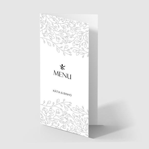Cardápio / Menu Personalizado Casamento e Festas