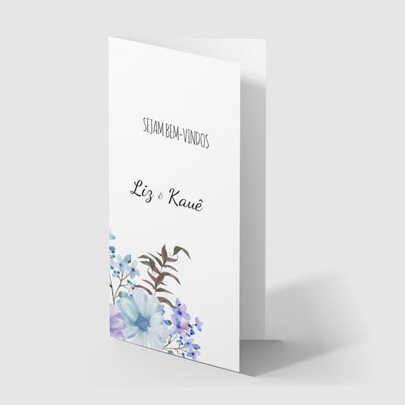 Cardápio / Menu Personalizado Casamento e Festas