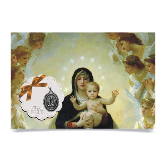 CARTÃO DE FELICITAÇÕES PERSONALIZADO + PINGENTE + ENVELOPE.