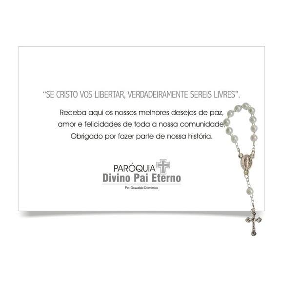CARTÃO DE FELICITAÇÕES PERSONALIZADO + PINGENTE + ENVELOPE.