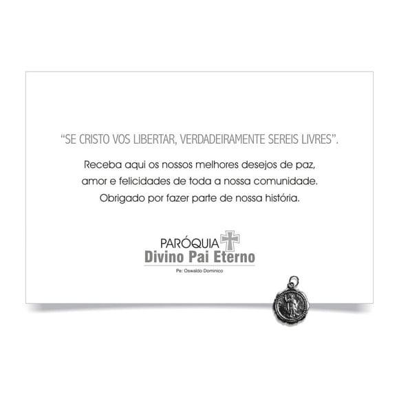 CARTÃO DE FELICITAÇÕES PERSONALIZADO + PINGENTE + ENVELOPE.
