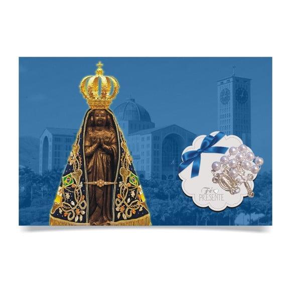 CARTÃO DE FELICITAÇÕES PERSONALIZADO + PINGENTE + ENVELOPE.