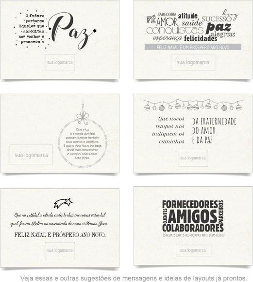 Cartão de Natal Person. com Dobra, Reciclado + Cor 40-015