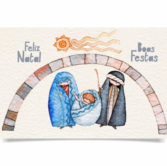 Cartão de Natal Personalizado 10-038.