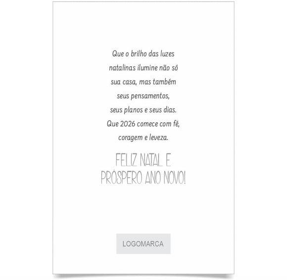 Cartão de Natal Personalizado 10-131