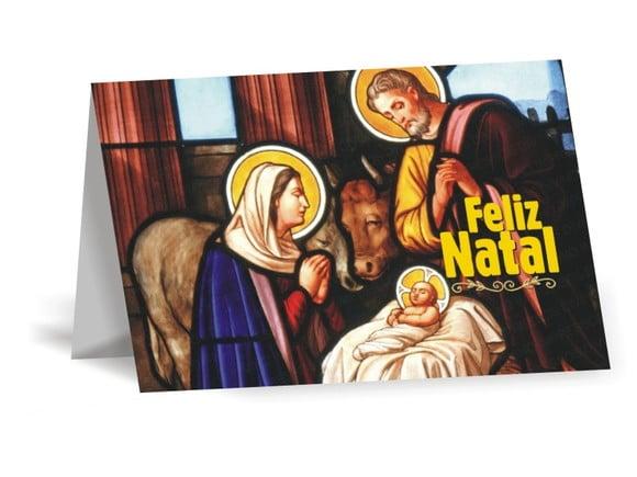 Cartão de Natal Personalizado com Dobra 20-001