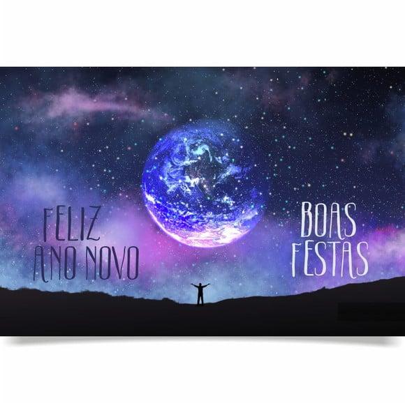 Cartão de Natal Personalizado com Dobra 20-003