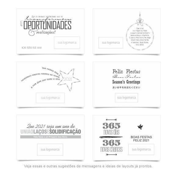 Cartão de natal personalizado com dobra, hotstamp dourado