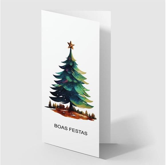 Cartão de Natal Personalizado Estreito, 25-001