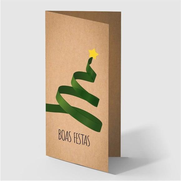 Cartão de Natal Personalizado Estreito, 25-002