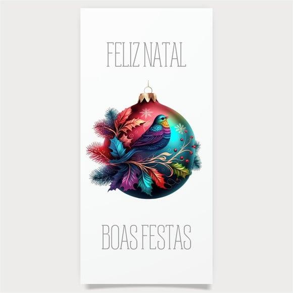 Cartão de Natal Personalizado Estreito, 25-004