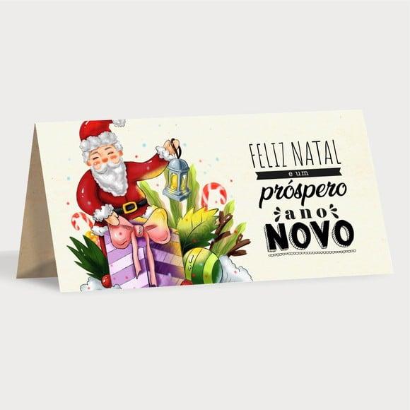 Cartão de Natal Personalizado Estreito, 25-003