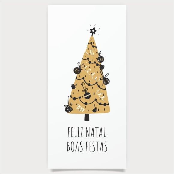 Cartão de Natal Personalizado Estreito, 25-007
