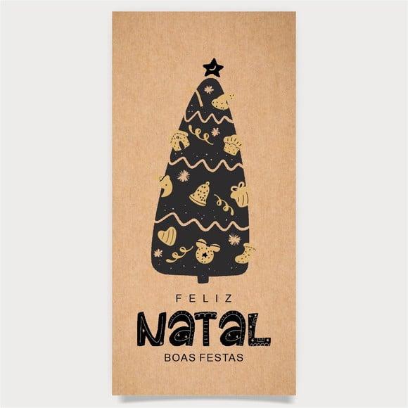 Cartão de Natal Personalizado Estreito, 25-006