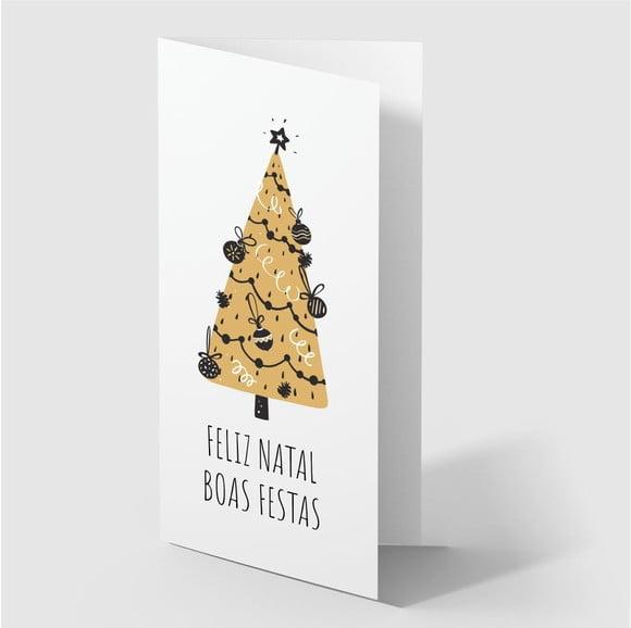 Cartão de Natal Personalizado Estreito, 25-007