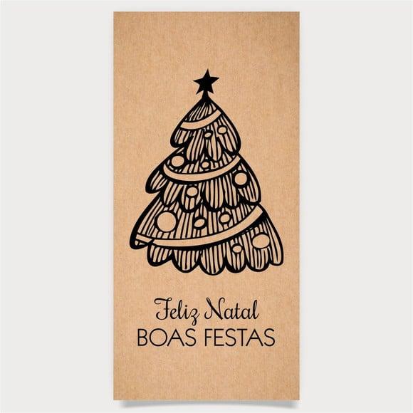 Cartão de Natal Personalizado Estreito, 25-014