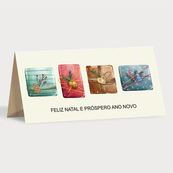 Cartão de Natal Personalizado Estreito, 25-013