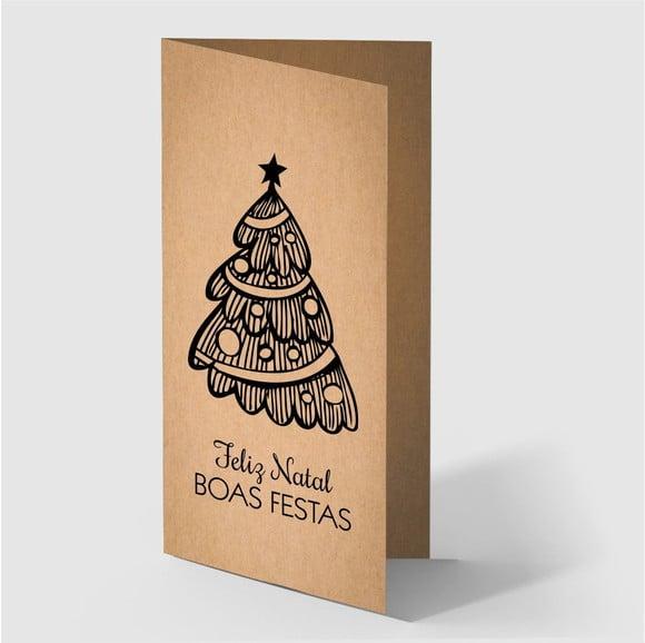 Cartão de Natal Personalizado Estreito, 25-014