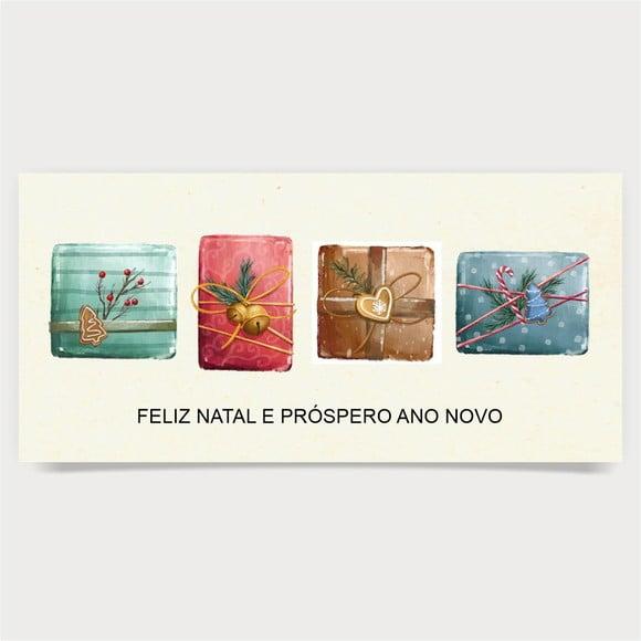 Cartão de Natal Personalizado Estreito, 25-013