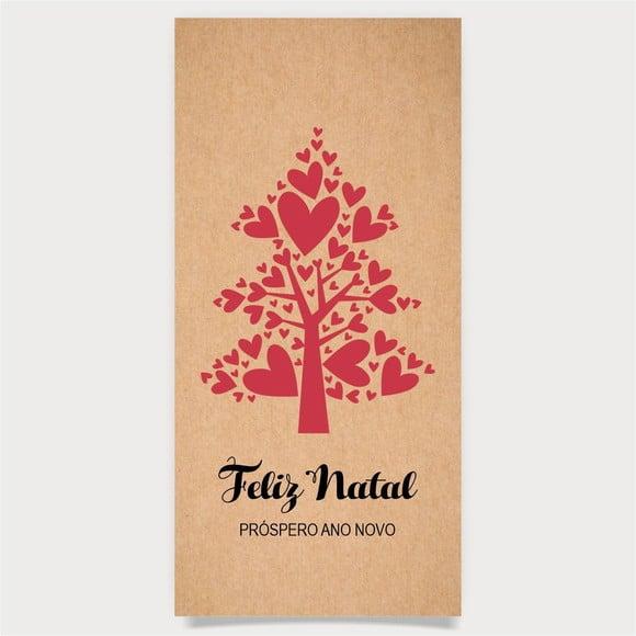 Cartão de Natal Personalizado Estreito, 25-016