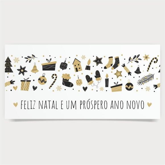 Cartão de Natal Personalizado Estreito, 25-018