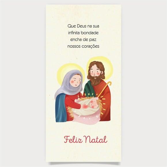 Cartão de Natal Personalizado Estreito, 25-017