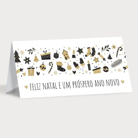 Cartão de Natal Personalizado Estreito, 25-018