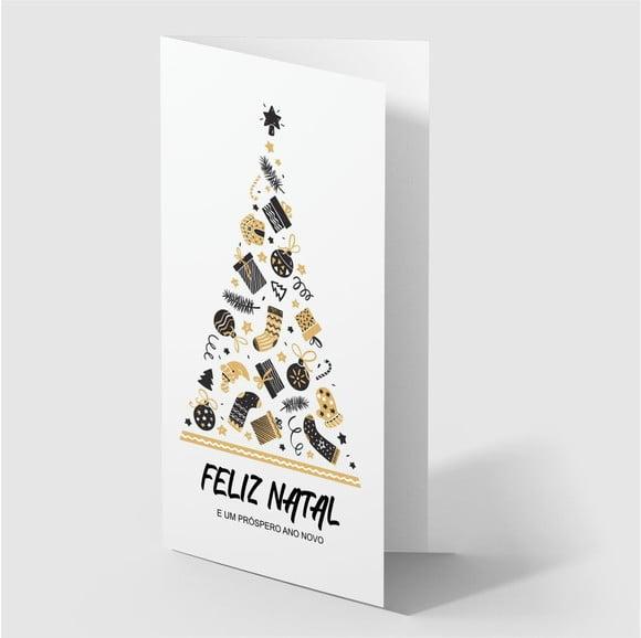 Cartão de Natal Personalizado Estreito, 25-021