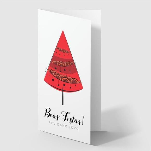 Cartão de Natal Personalizado Estreito, 25-024