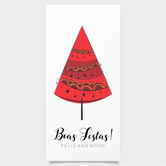 Cartão de Natal Personalizado Estreito, 25-024