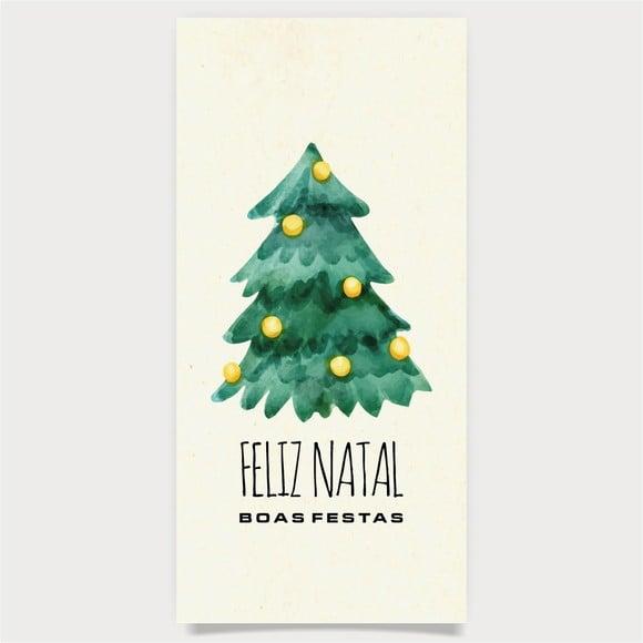 Cartão de Natal Personalizado Estreito, 25-026