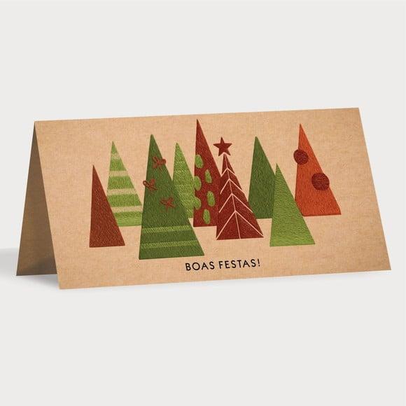 Cartão de Natal Personalizado Estreito, 25-025
