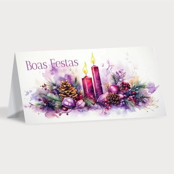 Cartão de Natal Personalizado Estreito, 25-029