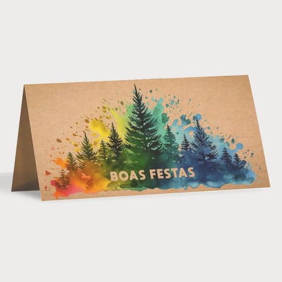 Cartão de Natal Personalizado Estreito, 25-031