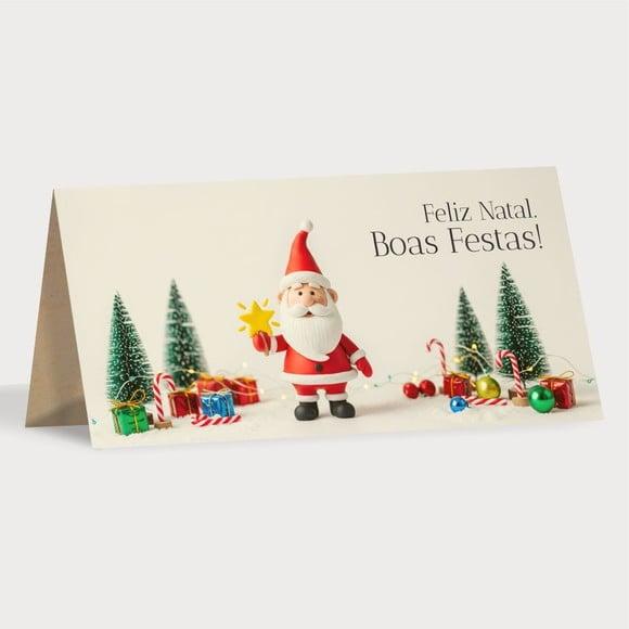 Cartão de Natal Personalizado Estreito, 25-035