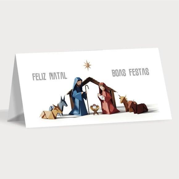Cartão de Natal Personalizado Estreito, 25-036
