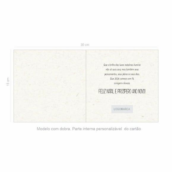 Cartão de Natal Quadrado Personalizado Reciclado 41-001