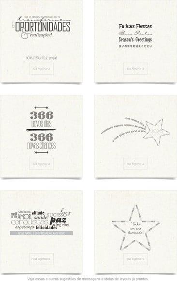 Cartão de Natal Quadrado Personalizado Reciclado 41-001