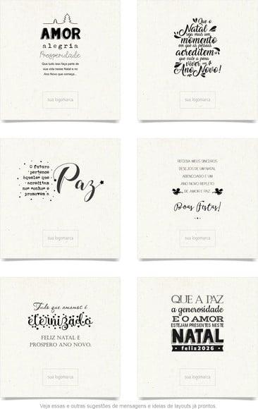 Cartão de Natal Quadrado Personalizado Reciclado 41-007