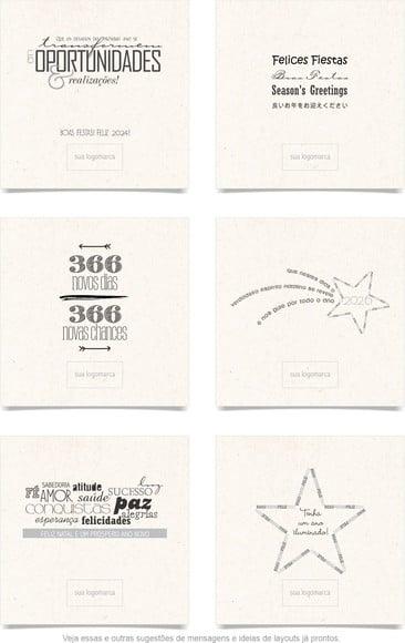 Cartão de Natal Quadrado Personalizado Reciclado 41-017