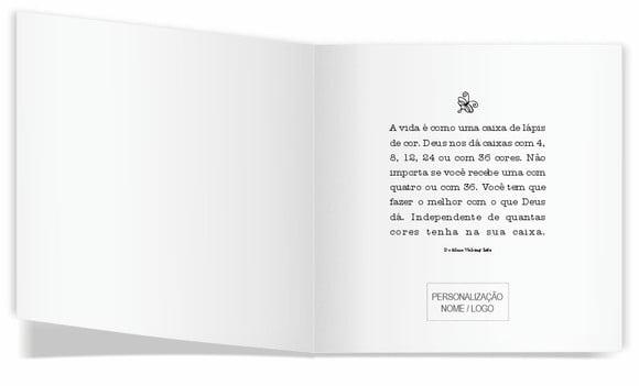 Cartão de Pintar + Lápis de Cor, Personalizados. Dois Anjos.