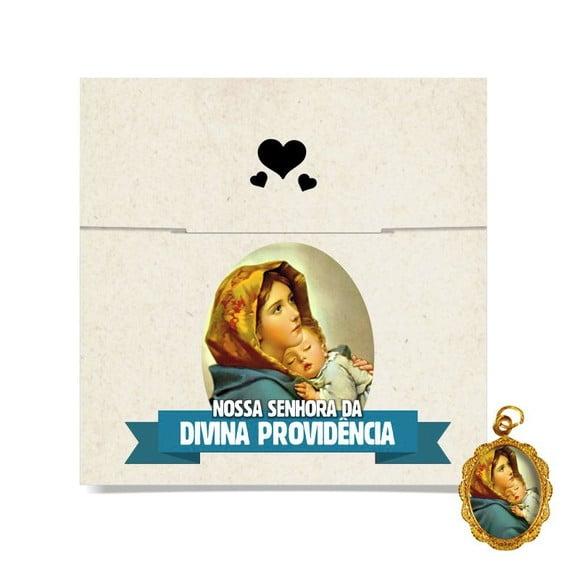 Cartão Person. + Medalhinha De N. Sra. Da Divina Providência